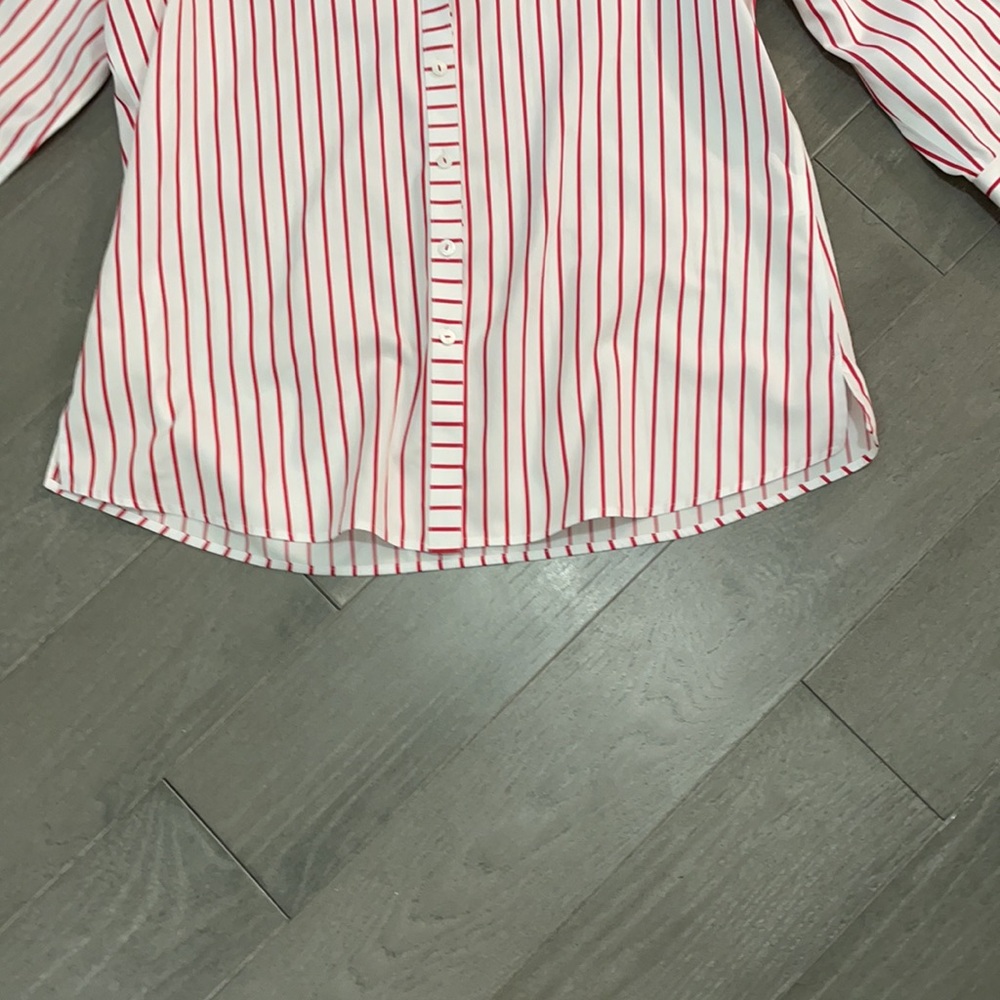 Last day 💔 
funky retro style Stripe Shirt - Picture 2 of 6